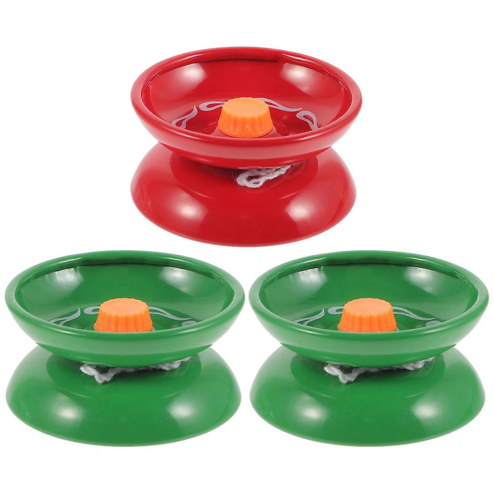 Kids Fingertip Ball Alloy Yo-Yo Toy with String 3Pcs Plaything