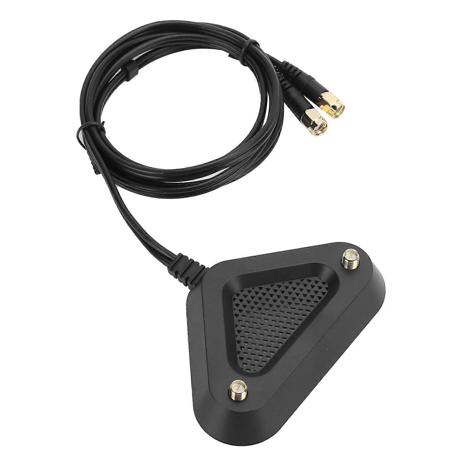 Router Antenna Base: SMA Connector, 360Degree Rotation, Magnetic Dock, Small Size for Signal Reception