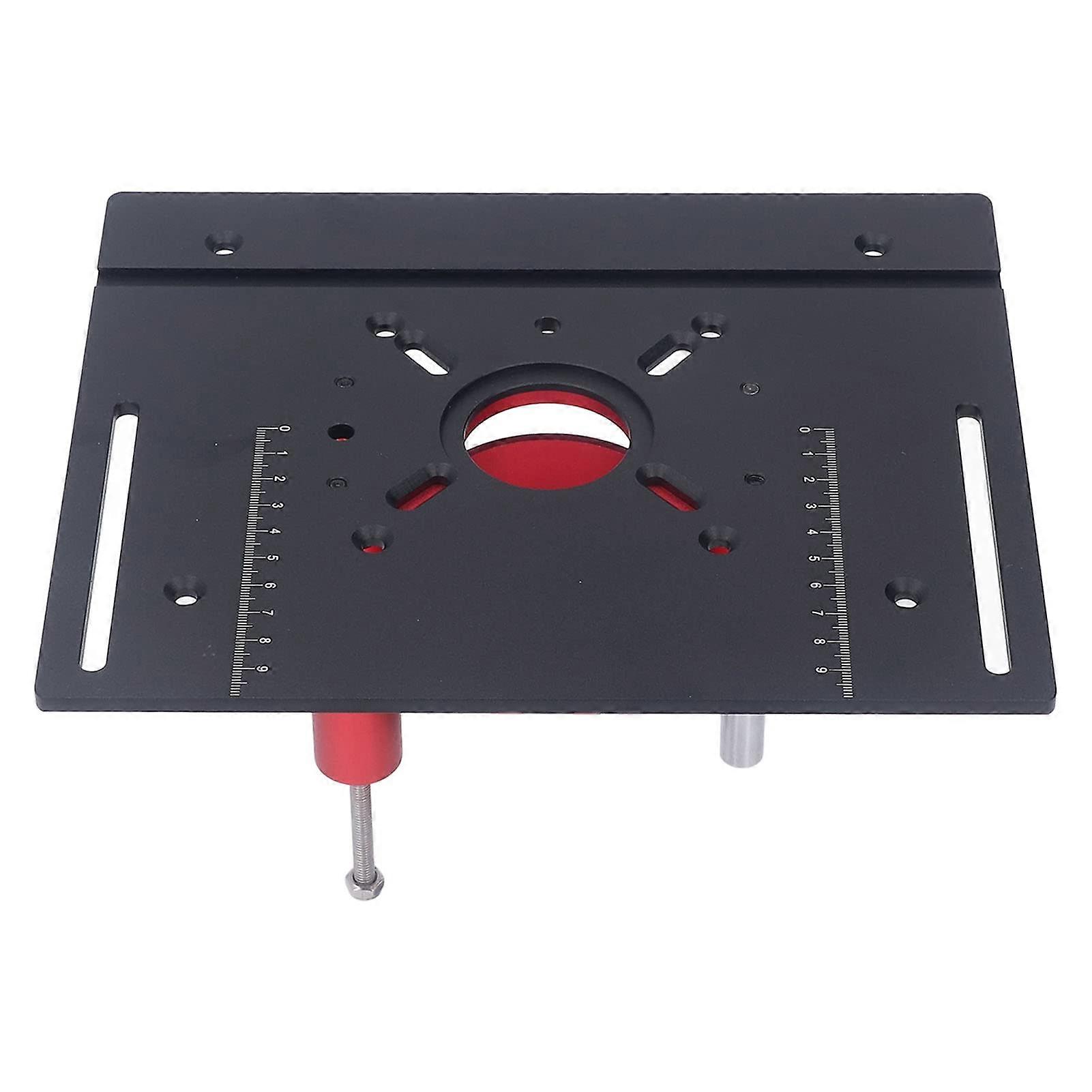 Precision Router Lift for Woodworking with Adjustable Height and Durable HeavyDuty Build Black