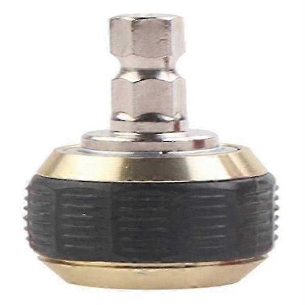 Magnetic Screwdriver Head Holder with Gold Handle, Quick-Release Drywall Screw Bit Holder, 1/4" Hex Shank