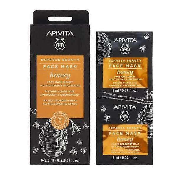 Apivita Express Beauty Face mask Honey Moisturizing & Nourishing 2 x 8 ml