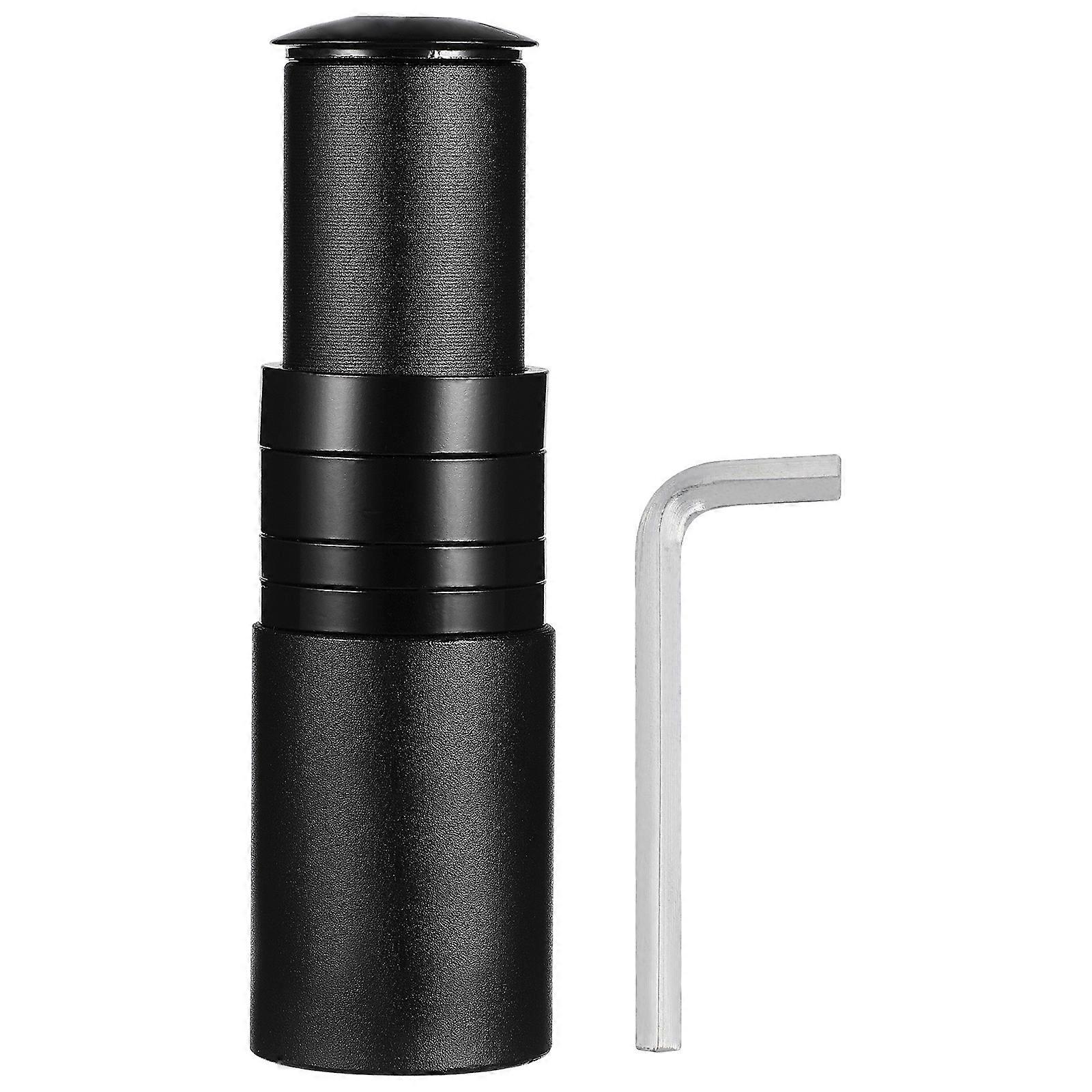 Mountain Bike Riser Handlebars Fork Stem Extender Adjustable Height 70mm Black 1Pack