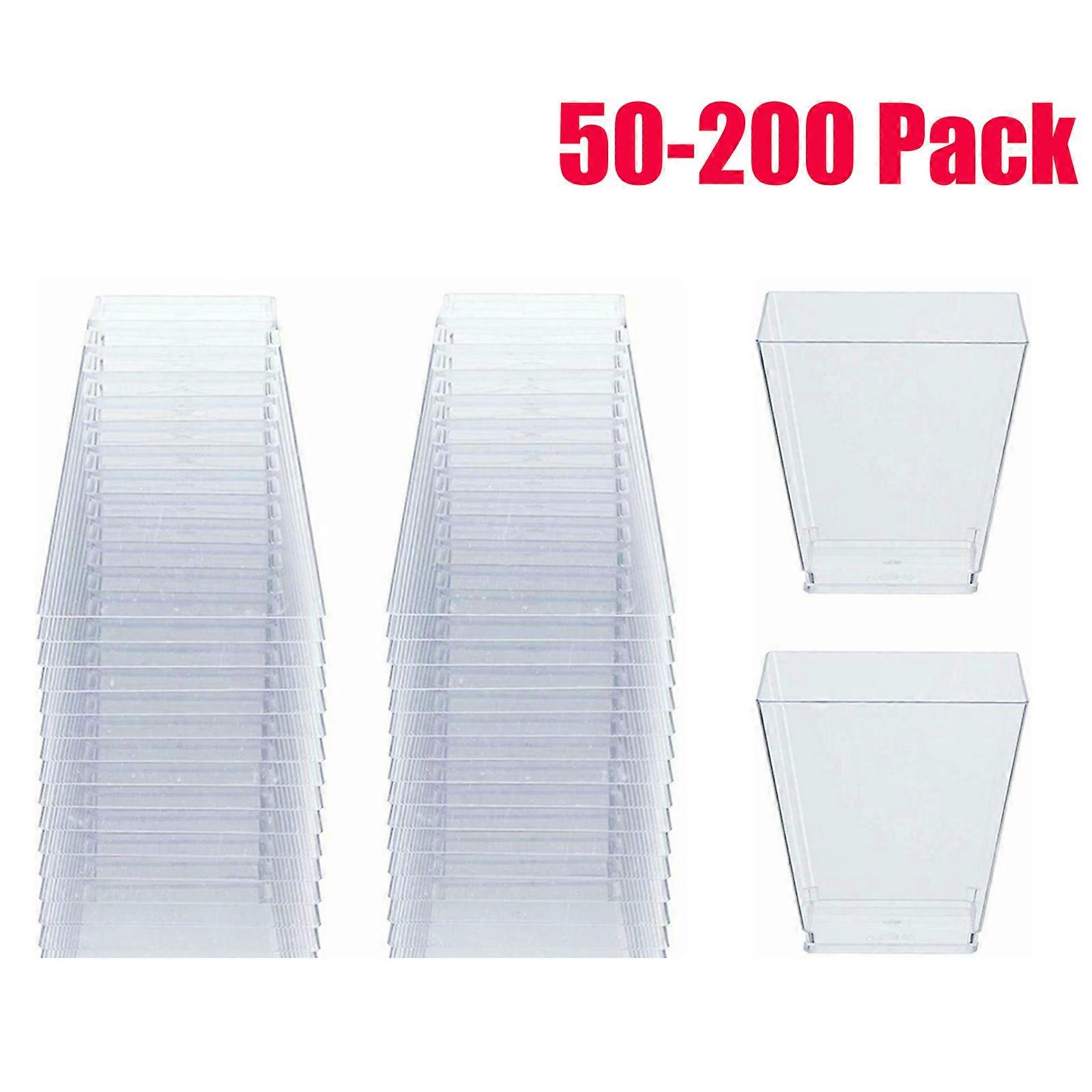 Transparent Jelly Cup for Containing Use 50Pcs Disposable Portion Cups
