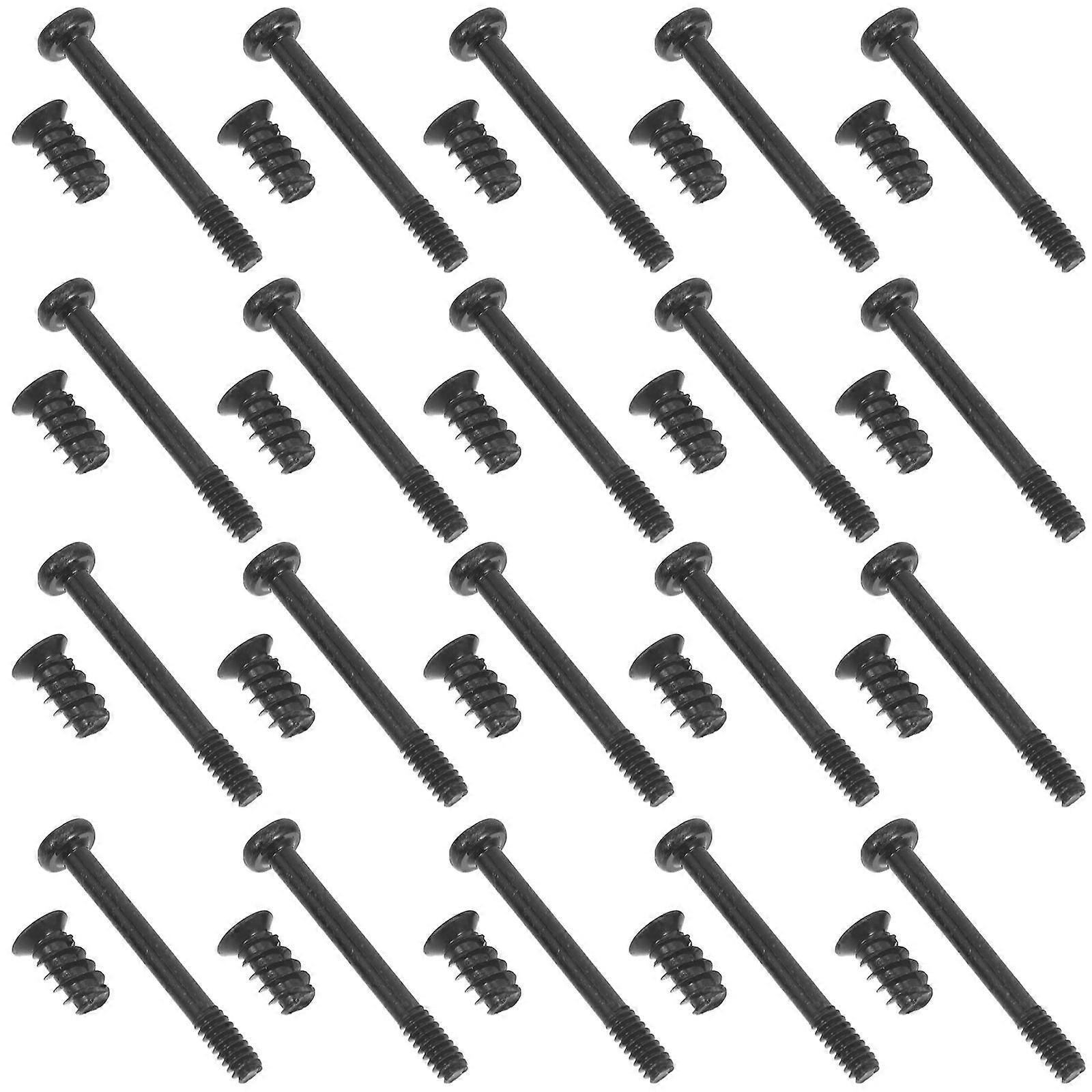 Case Fan Screw Kit for Case Fan 180Pcs Black Tapping Screws Set
