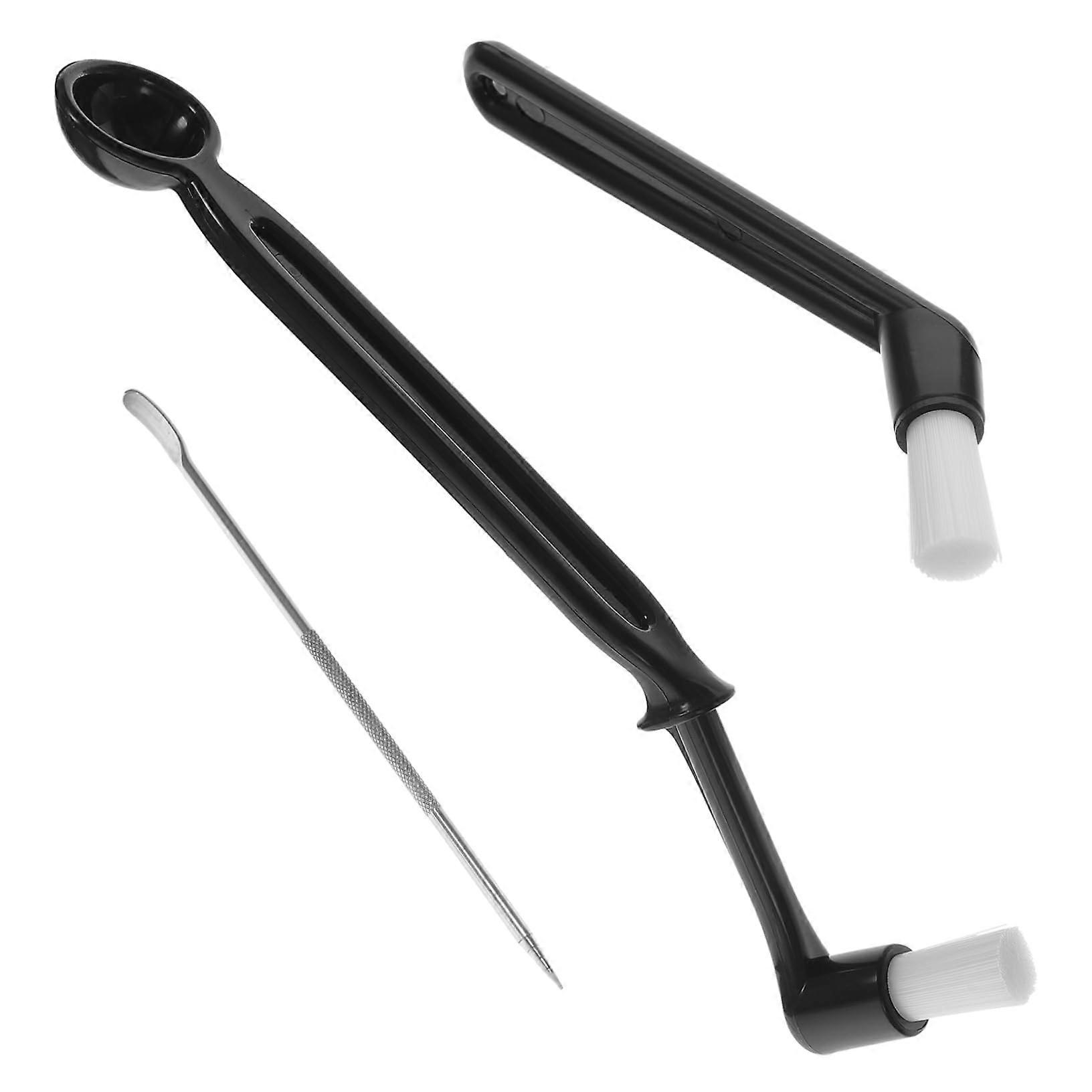 Coffee Machine Cleaning Brush Set with Soft Bristle Protection for Espresso Maker and Grinder