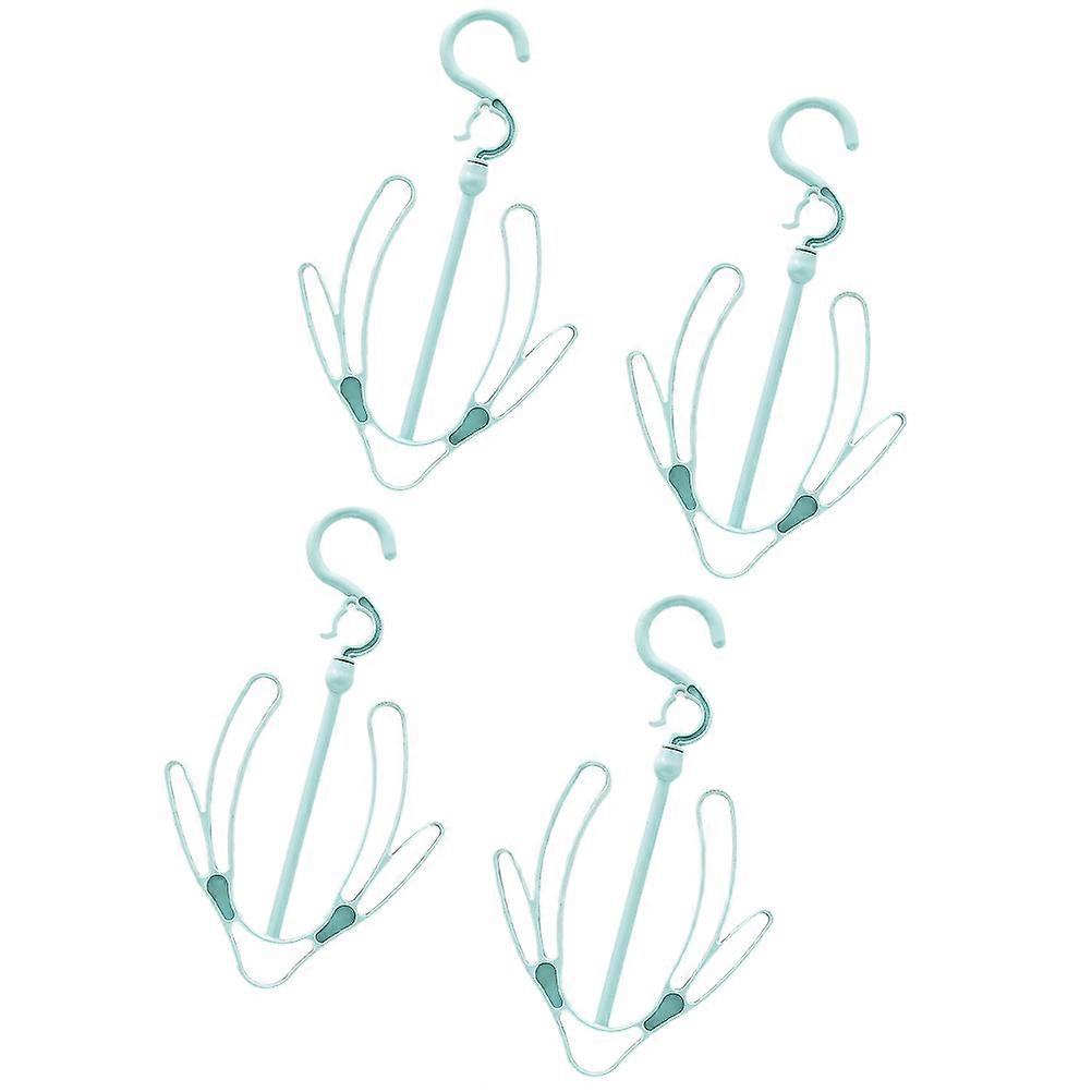 Shoes Drying Rack Practical Shoes Hanger for 8Pcs Sky-Blue