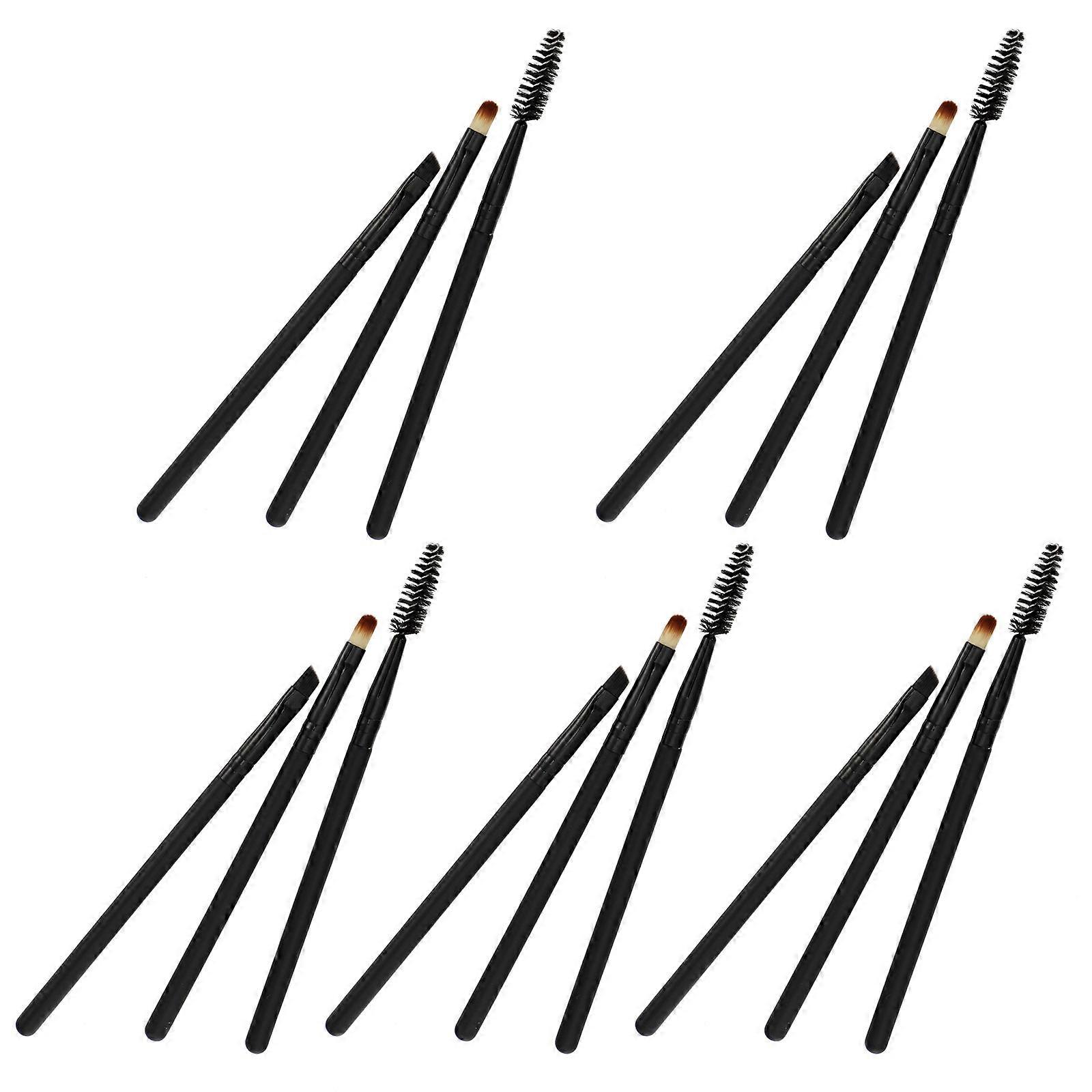 Makeup Tools Set for Eyebrow Lip Eyelash Brush Use 15Pcs Practical