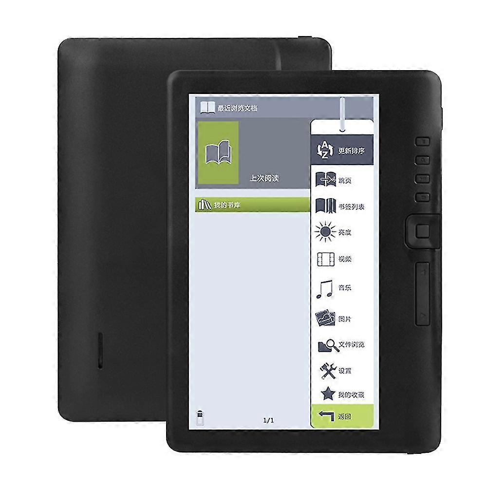 Portable E-book Reader 7 inch Multifunctional E-reader 16GB Memory Compact Size Buitl-in Lithium Bat 26s