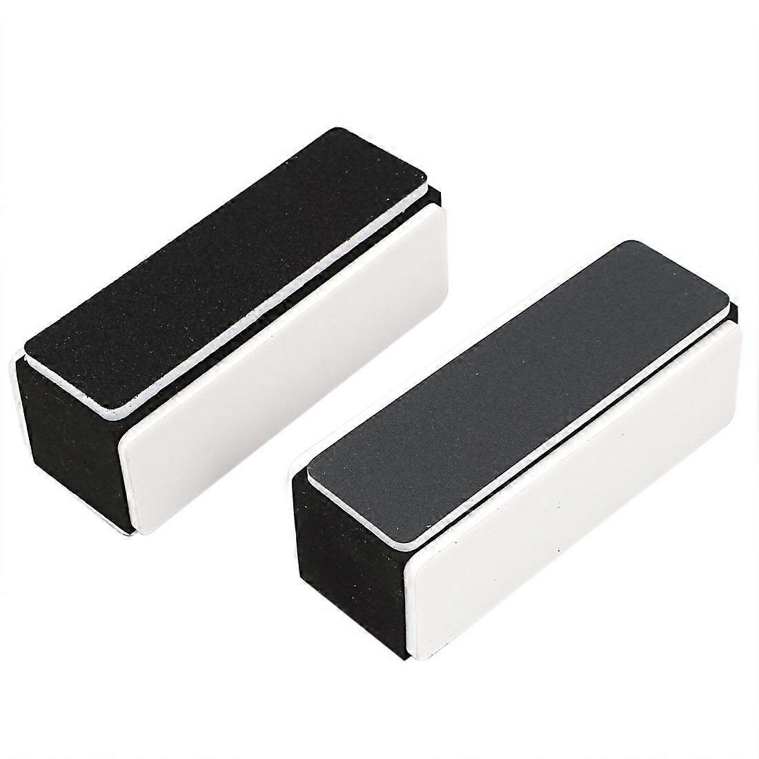 Nail Buffer and Nail File 4 Sides Buffing Block Dual Purpose Manicure Shiner 2 Pcs