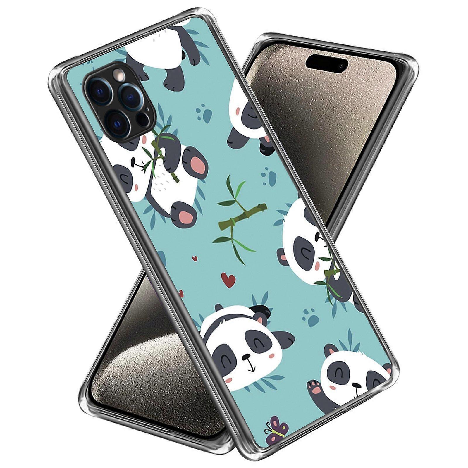 For iPhone 16 Pro Max Case Pattern Printed Shockproof TPU Phone Cover