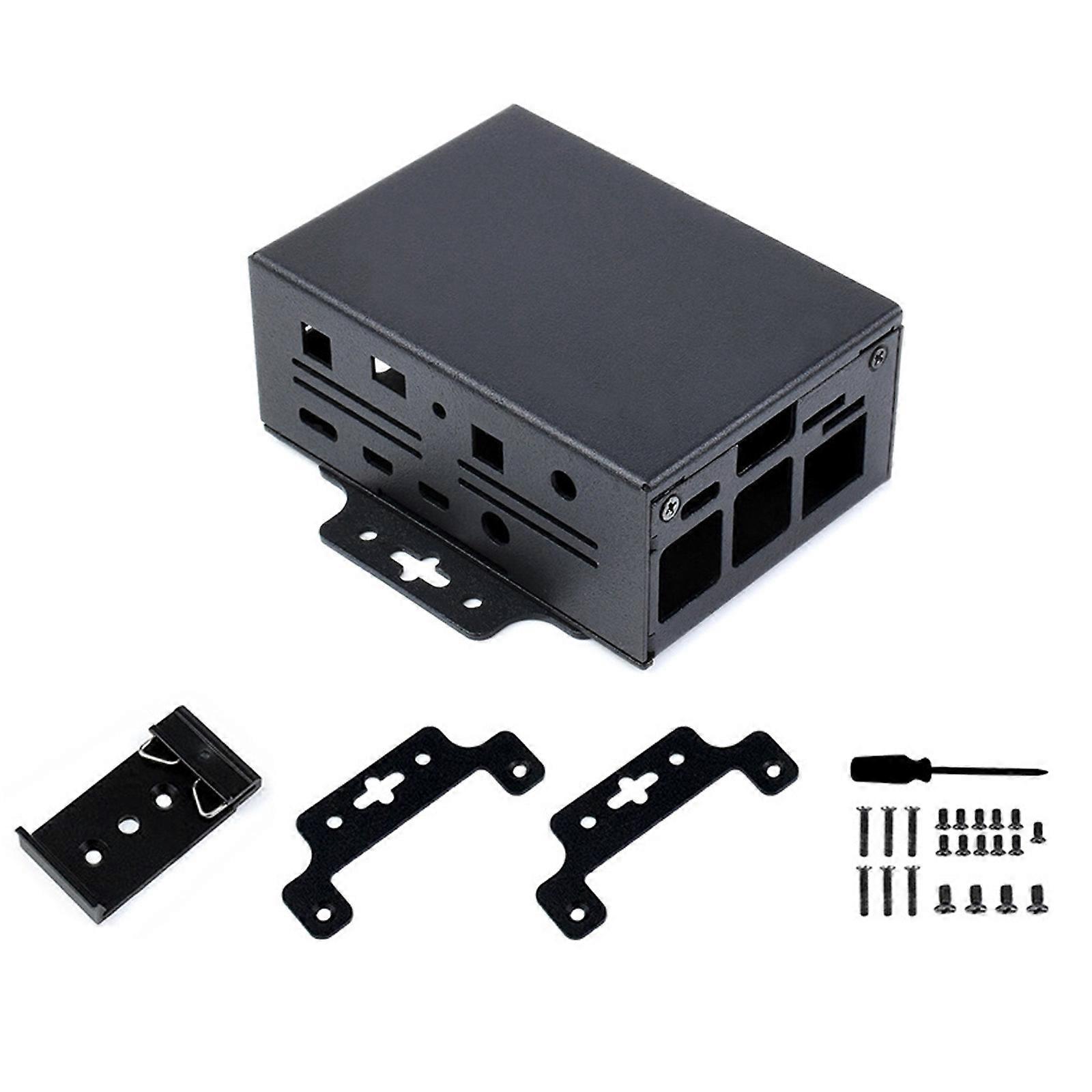 High Efficiency Cooling Enclosure For 4B Single Board Computer Incorporating Rail Mount Technology Prevent Overheating Multicolor