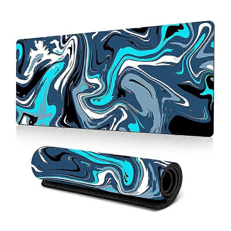 400*900*2mm Abstract Fluid Pattern Large Mouse Pad Rubber Desktop Mat
