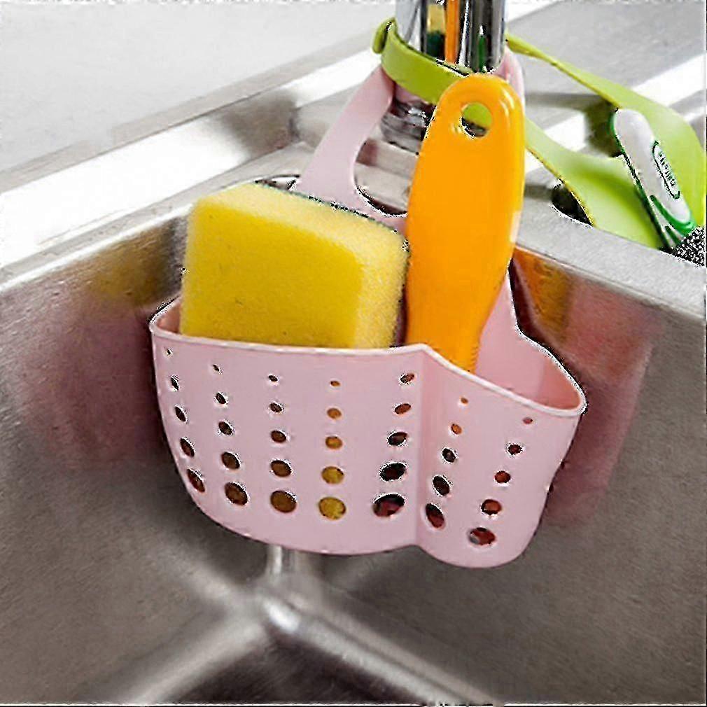 Kitchen Sink Drain Basket Adjustable Snap Button Type Hanging Drain Basket Dish Cloth Sponge Holder Storage Basket Drop Shiping
