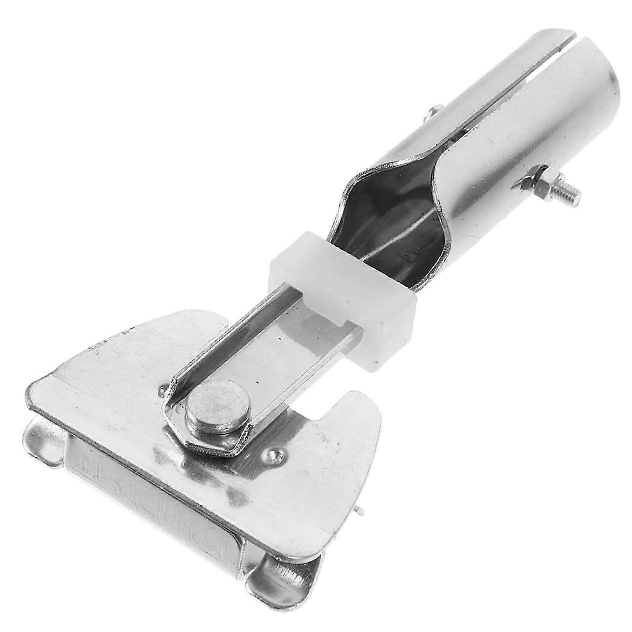 Mop Handle Adapter Adjustable Stainless Steel Clamp with Quick Head Replacement for Commercial Cleaning