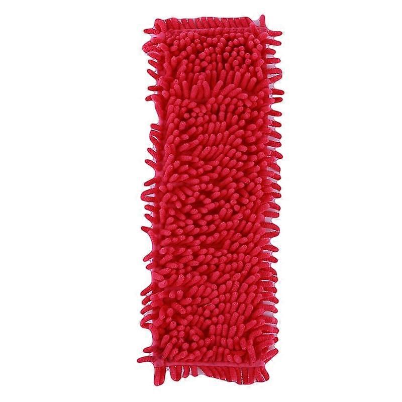 Mop Head Replacement Chenille Floor Mop Pad Refill 40x12cm Red Reusable for Easy Cleaning
