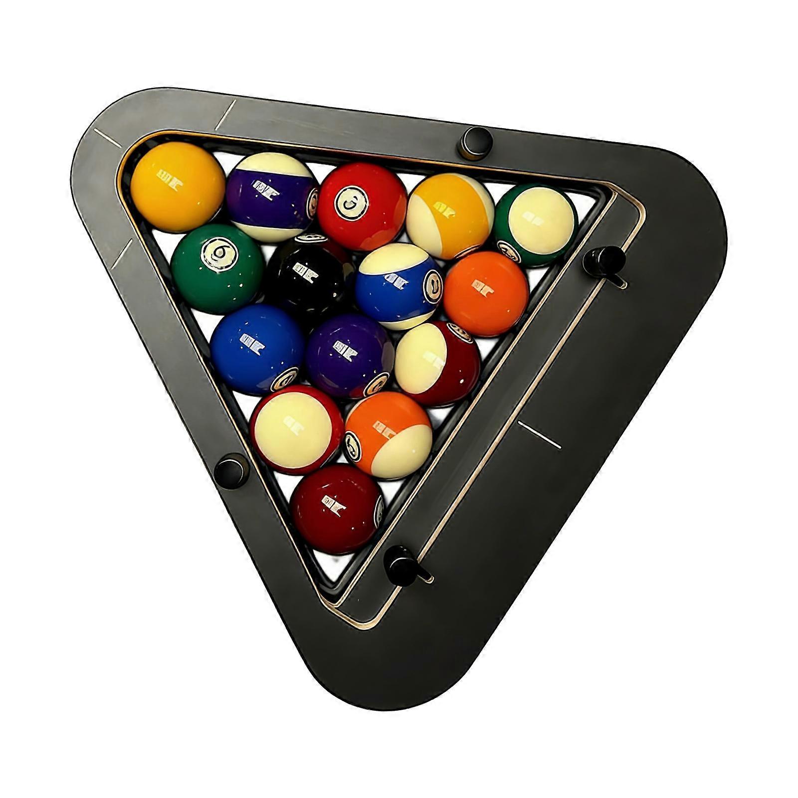 Innovative Adjustable Locking System Plastic Rhombus Billiard Rack For 9 Ball Alignment Pool Table Accessories Gift Multicolor