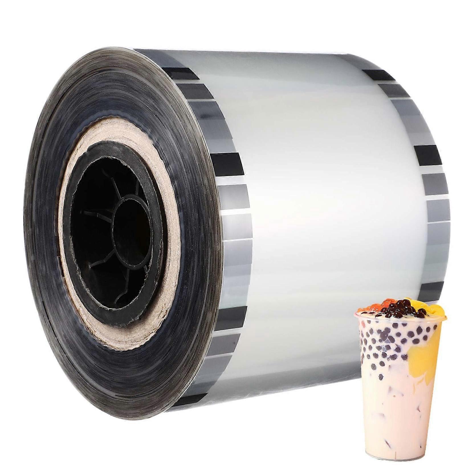 Cup Sealing Film Roll for Bubble Tea and Juice, LeakProof Transparent PET CPP, Large Capacity
