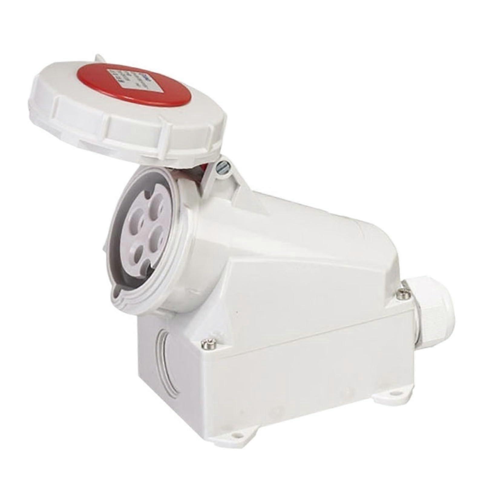 32A 4 Pin Industrial Plug Socket IP67 Waterproof Power Connector for Refrigerated Container