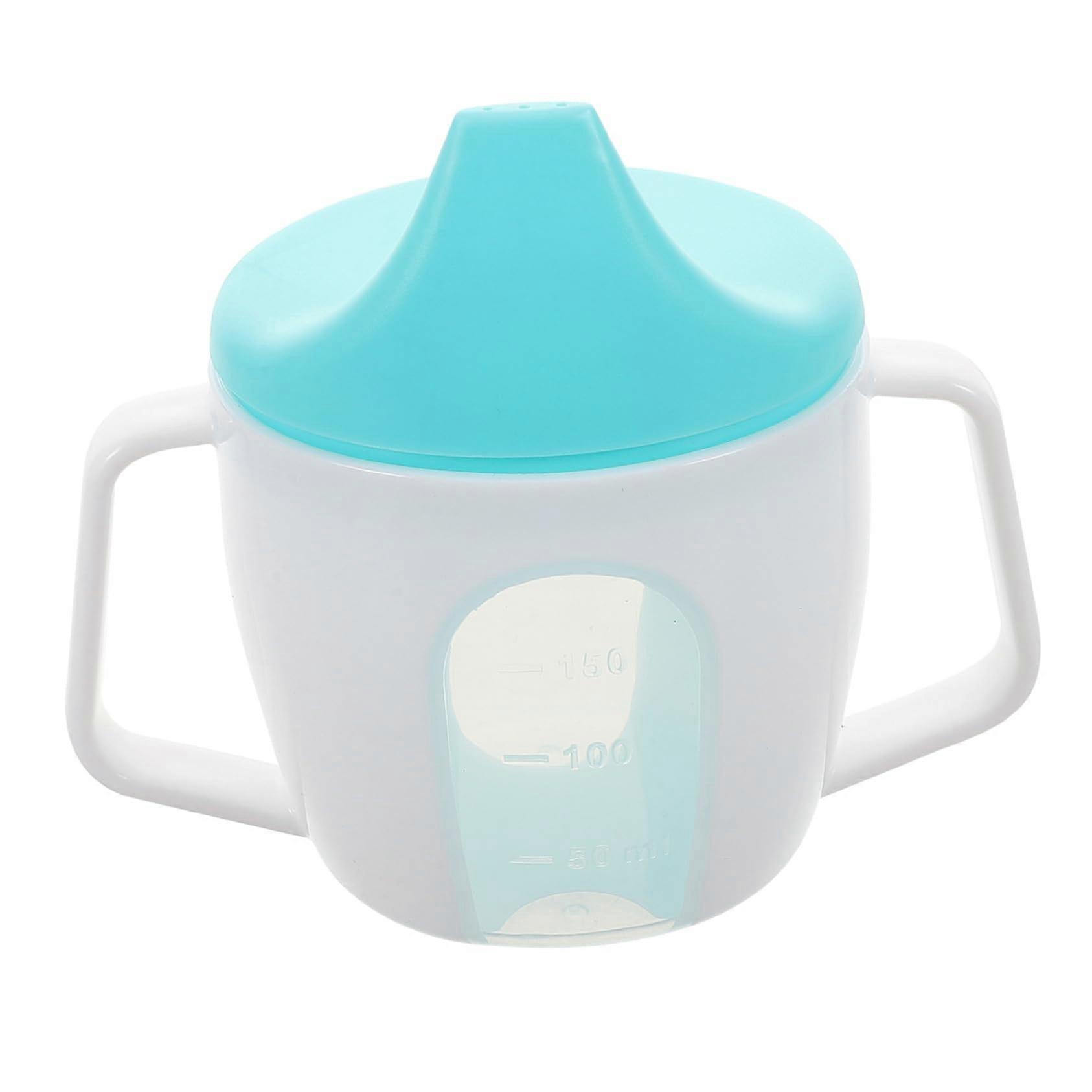 Sippy Cup with Easy Grip Handles Leak Proof Water Bottle for Kids Durable PP Training Cup