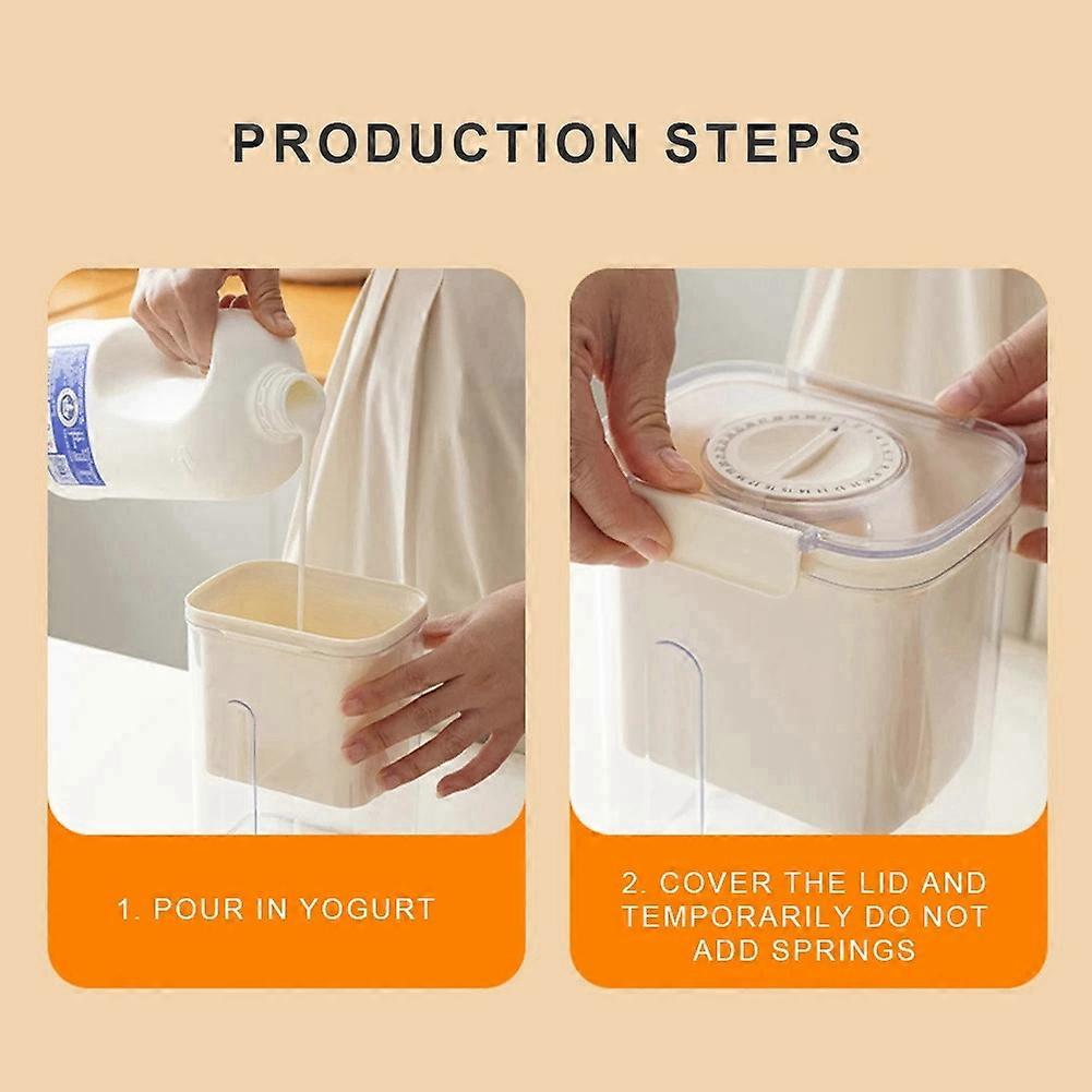Home Multi-Function Yogurt Maker with Filtration for Cheese and Old Yogurt Separation Tool