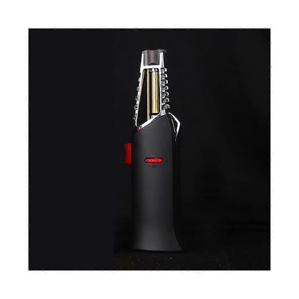 Butane Torch Lighter Windproof Jet Flame Refillable for Camping BBQ Kitchen and Outdoor Use