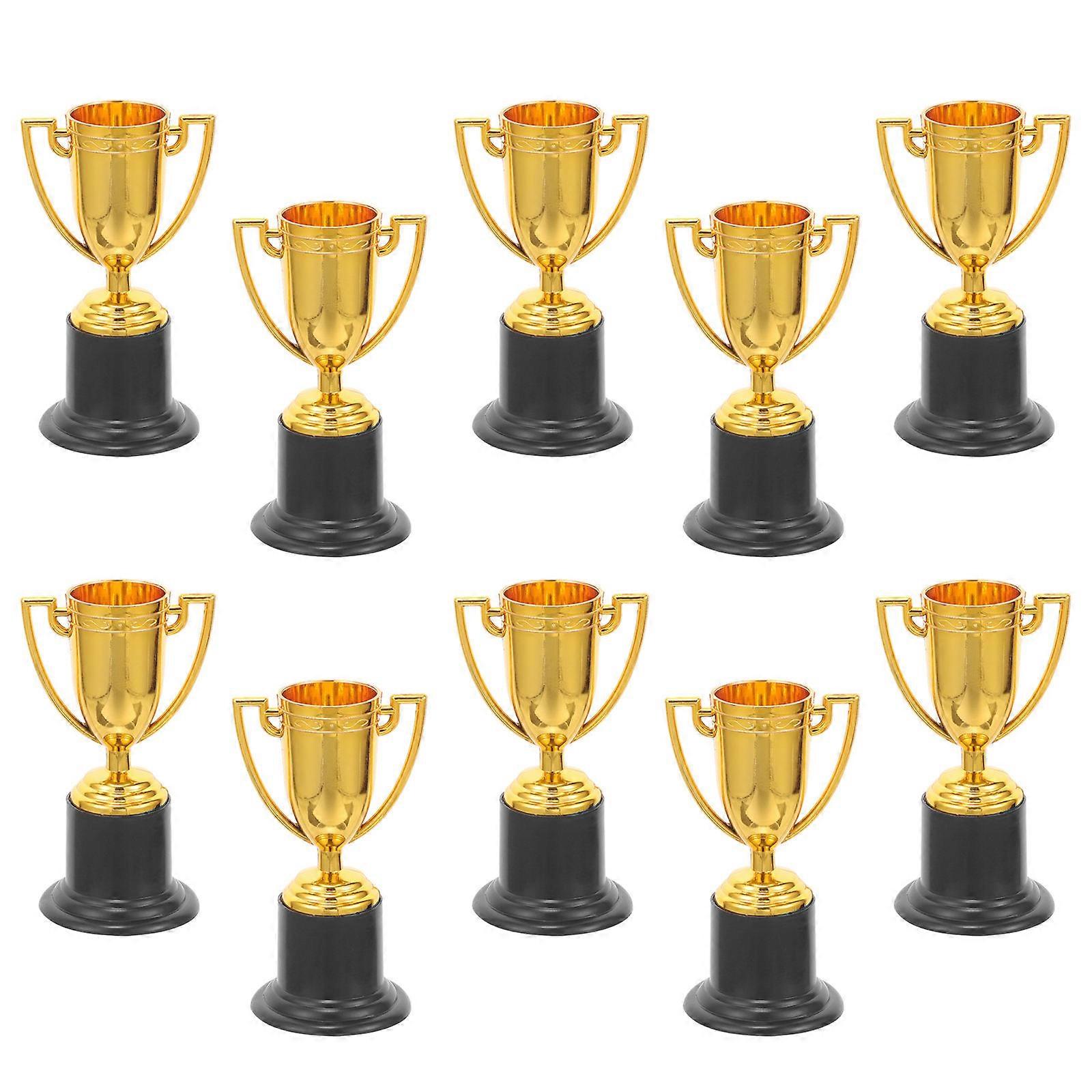 Plastic Trophy Small Children Trophy for Decor 10Pcs Decorative Cups