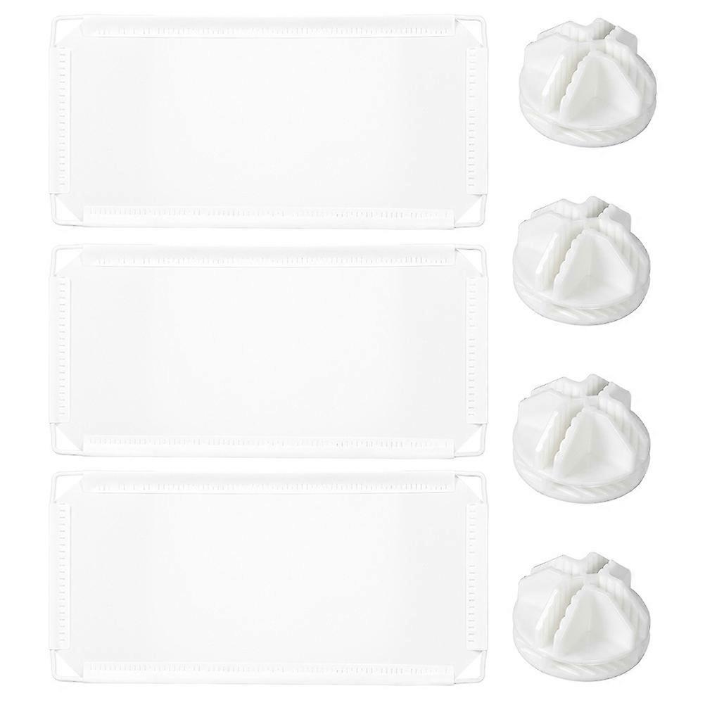 Sneeze Guard Shield Desk Divider Board for Office Use 3Sets Removable Panels