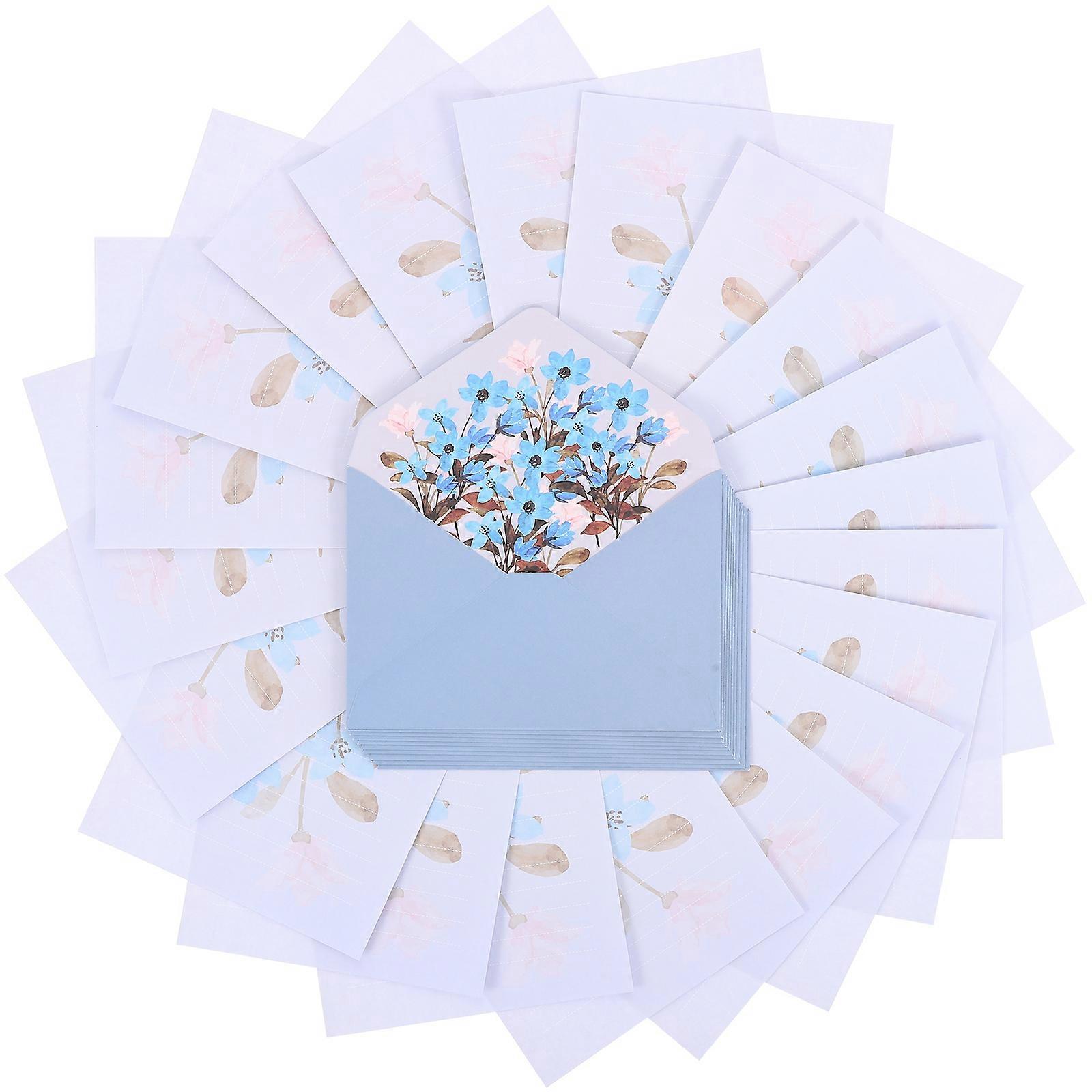 Blessing Card Envelope Wedding Invitation Set for Writing Use 1Set Included