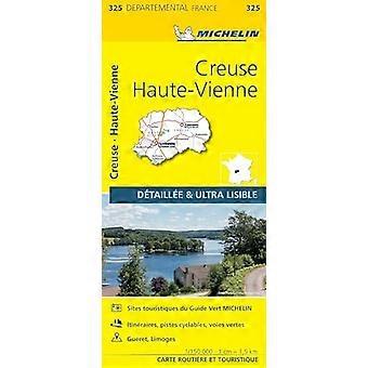 Creuse, Haute-Vienne - Michelin Lokale Karte 325