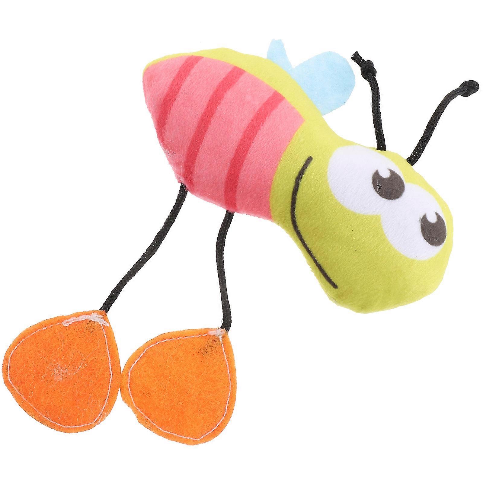 Plush Cat Toy 4Pcs Interactive Catnip Toys Cartoon Shaped Teasing Set