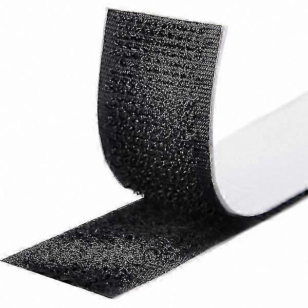 Heavy-Duty Self-Adhesive Hook and Loop Tape, 20mm Width, 50m Length
