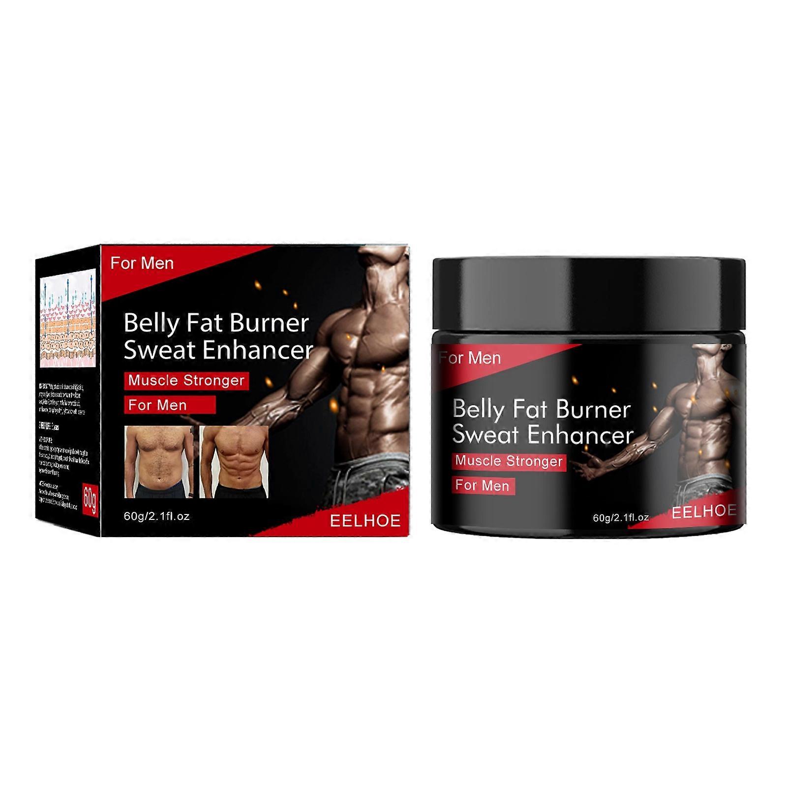 4 Set EELHOE Brucia Grassi per Addominali Muscle Stronger 60g Gel da Massaggio che Favorisce la Sudorazione e Modellamento del Corpo - Uomo