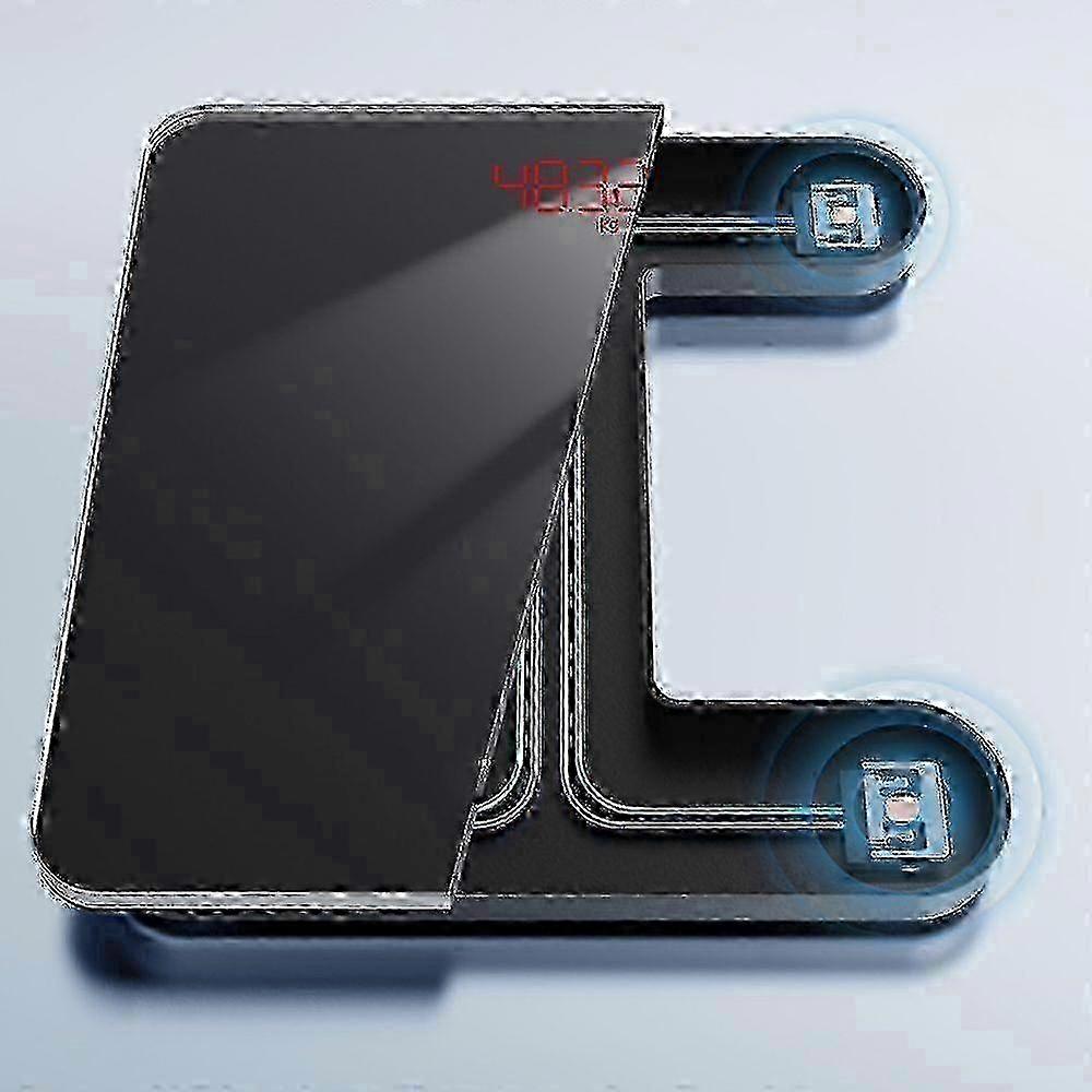 Digital Talking Scale with Large Backlit Display, Wide Platform, 5mm Tempered Gl