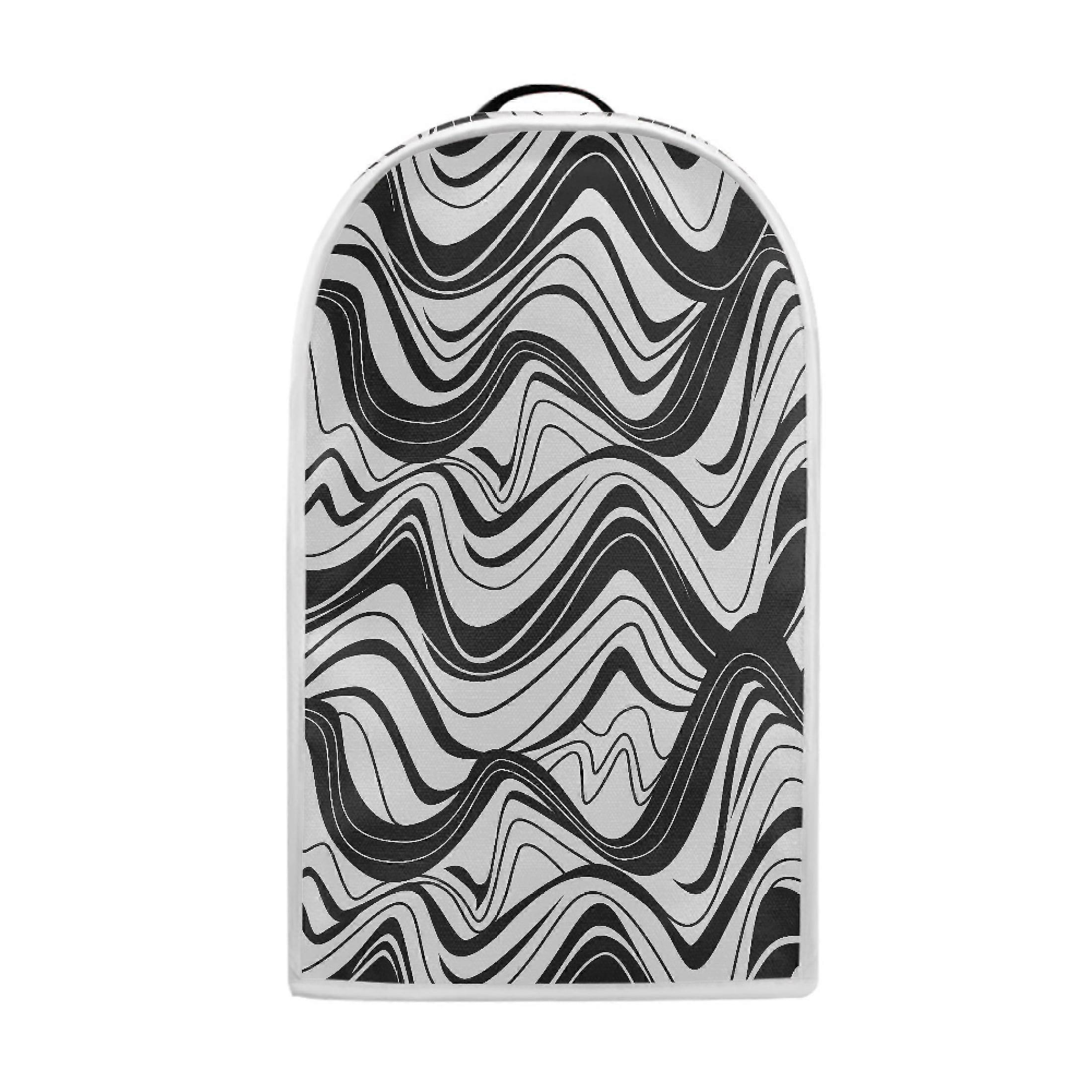 Wave Pattern Durable Polyester Kitchen Blender Dust Covers with Easy to Clean for Kitchen