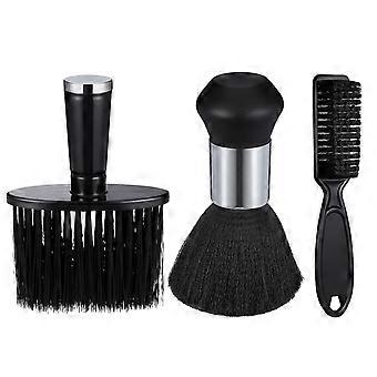 3pcs Hair Styling Neck Duster Brush Barber Hair Cleaning Brush Hair Broken Brush
