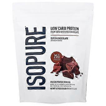 Isopure, Low Carb Protein Powder, Chocolate Holandês, 1 lb (454 g)