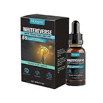Anti-Gray Hair Serum with Vitamin B5, Nourishing Scalp Treatment for Stronger, Darker Hair