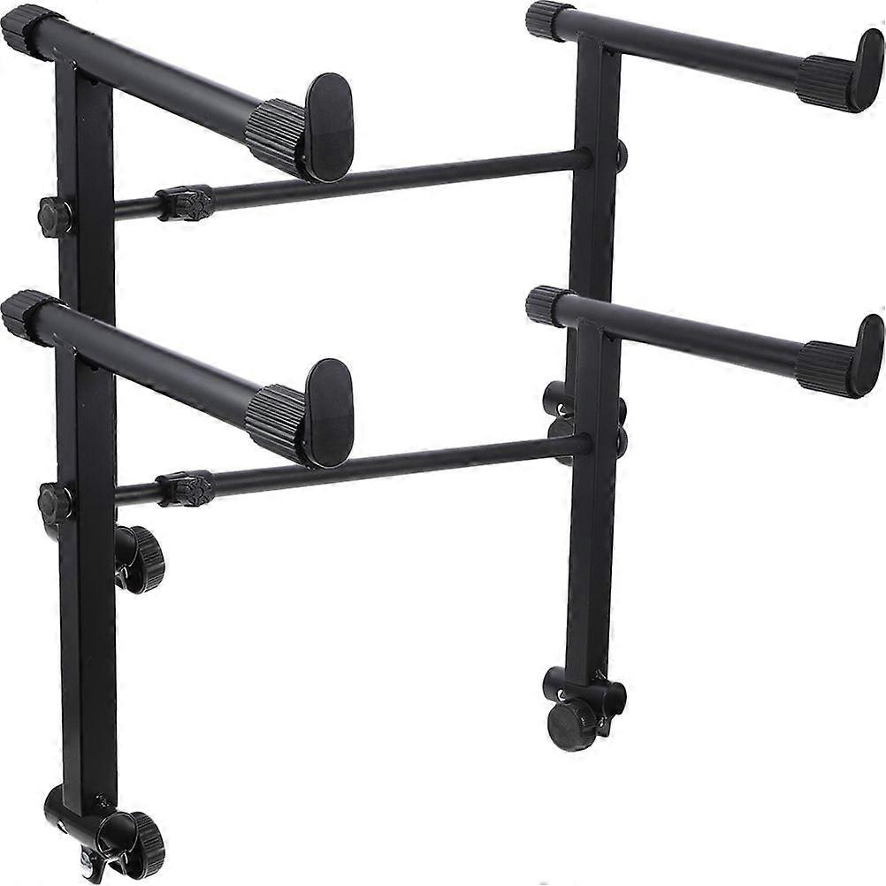 2 Sets  Electronic Organ Keyboard Universal Elevation Brackets Keyboard Holder