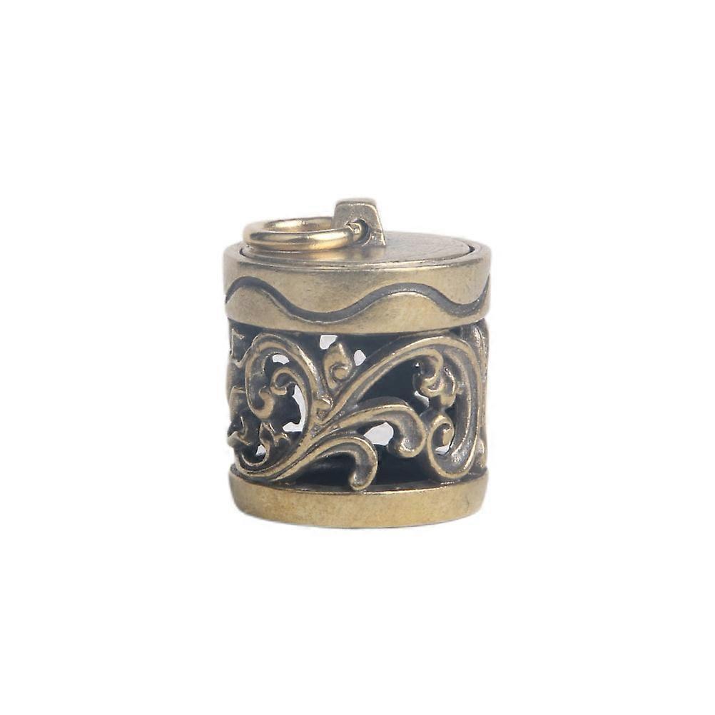 Brass Aromatherapy Pendant for Diffuser Use Essential Oil Necklace