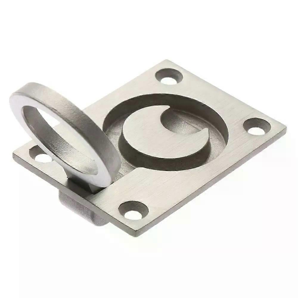 Stainless Steel Flush Pull Ring Deck Hatch Pull Ring Door Knobs Recessed Flush Pullers Durable Cabinet Cupboard Handles Hardware
