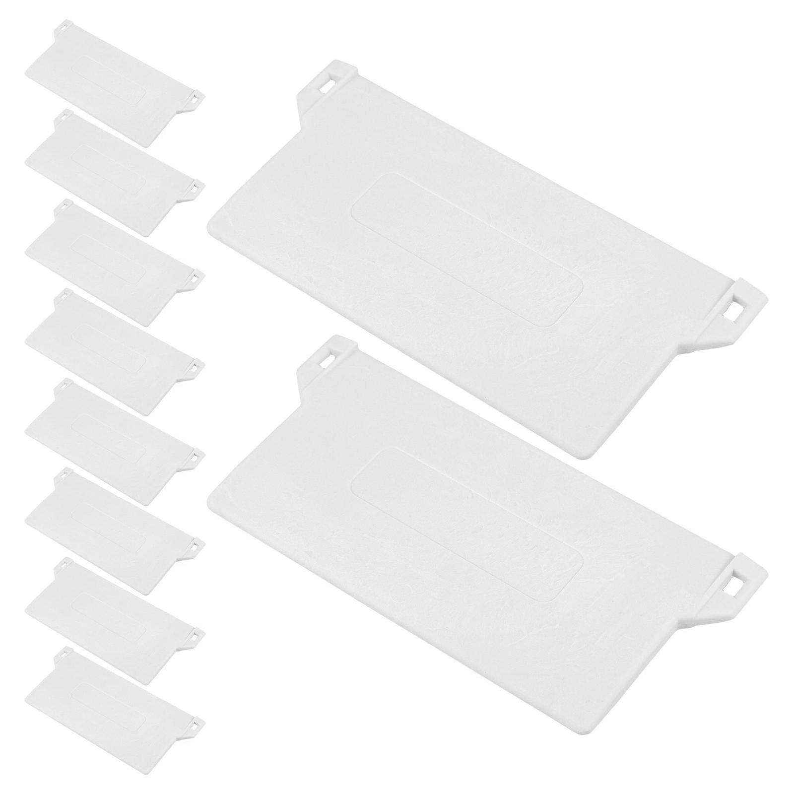 Vertical Blind Components Replacement Blind Bottom Slats with 40Pcs White