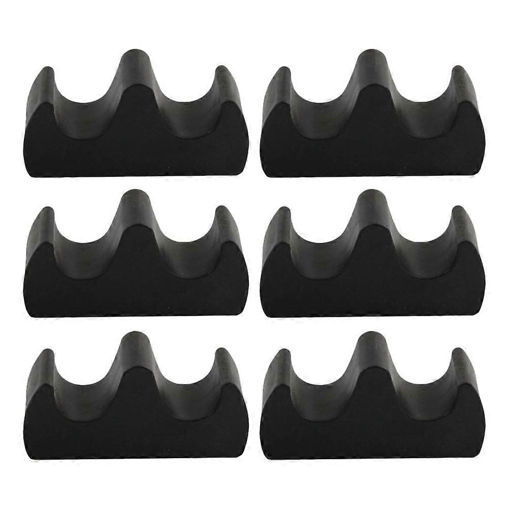Calligraphy Brush Rack Plastic Brush Rest for 6Pcs Practical Use