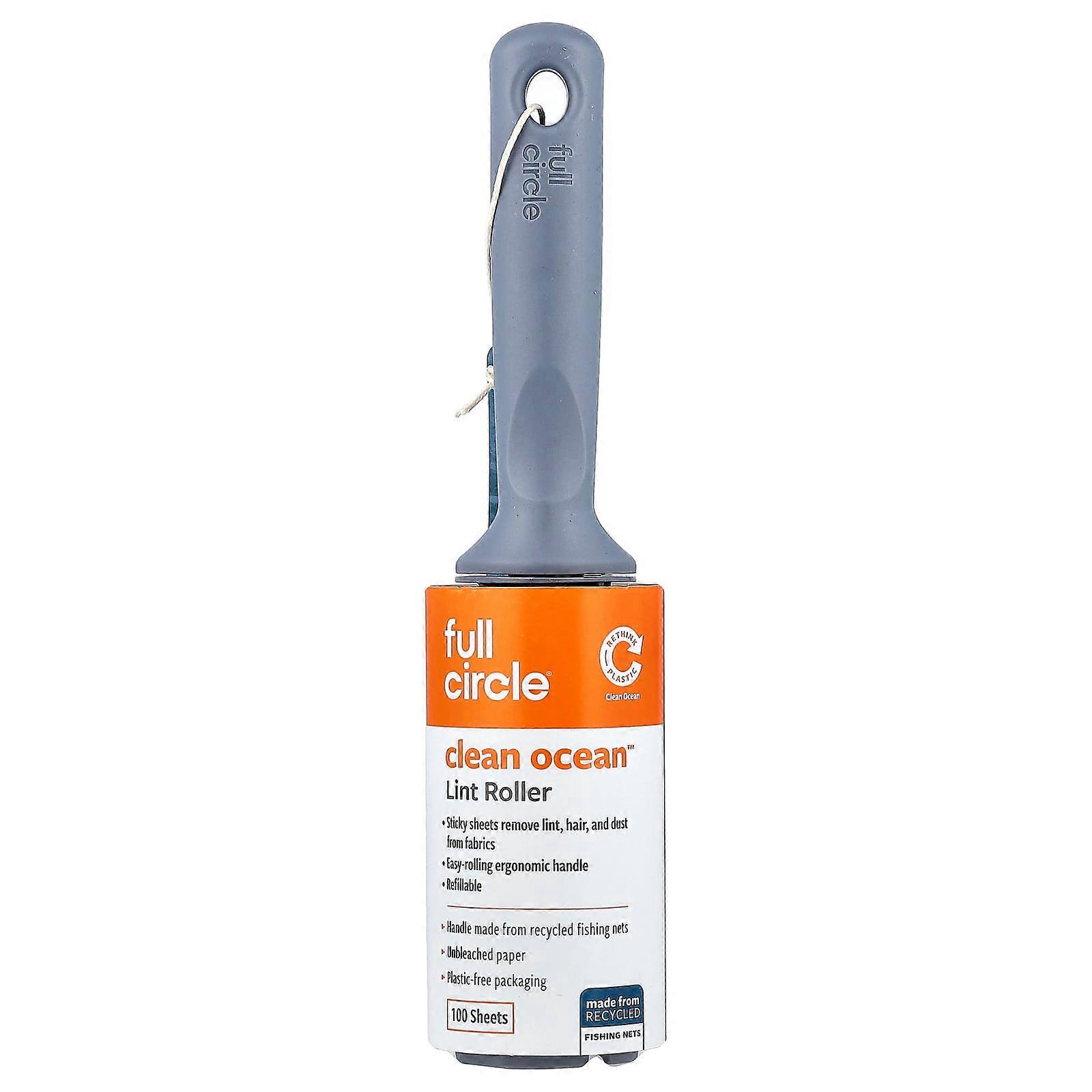 Full Circle, Clean Ocean™ Lint Roller, 100 Sheets
