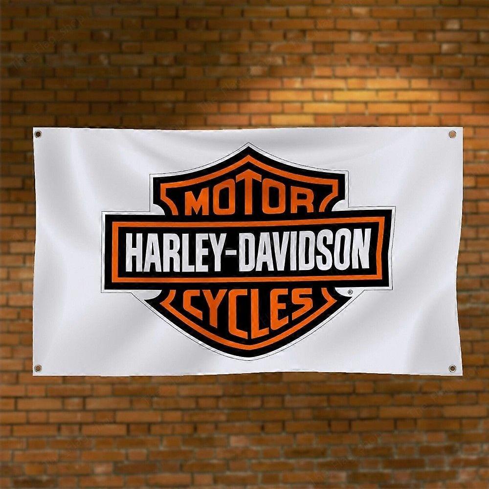 Drapeau avec logo Harley Davidson Y00808