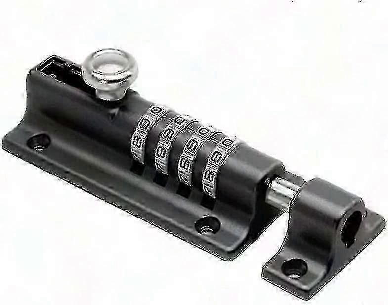 4 Digit Combination Bolt Lock compatible with Indoor Outdoor