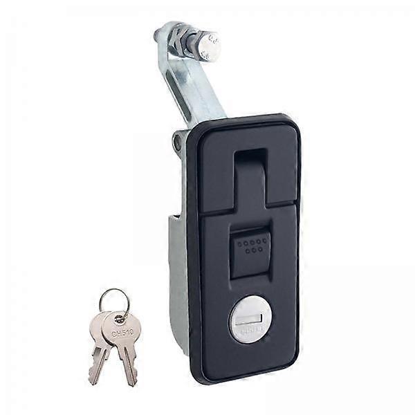 2x Compression Latch Lock, Zinc Alloy with 2 Key Flush Mount Trigger Latch,