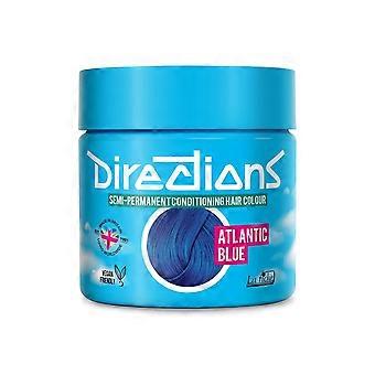 2 X La Riche Directions Semi-Permanent Hair Color 88ml Tubs - Atlantic Blue