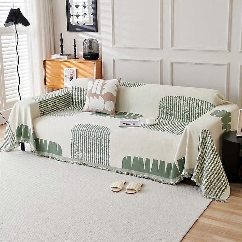 Abstract Art Sofa Cover, Multifunctional Large Size Sofa Throw, Reversible Sofa Cover, Versatile Sofa Throw