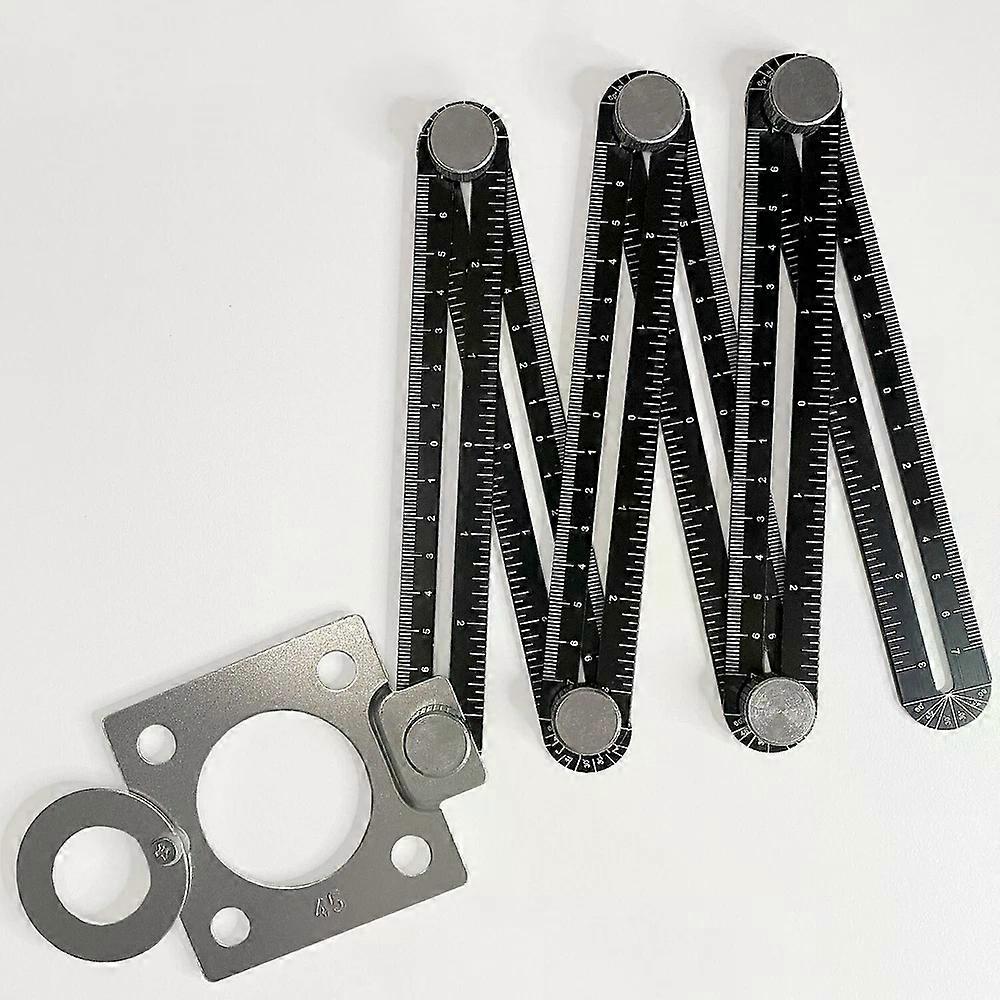 Multi angle measuring ruler protractor angler angle template forging gauge