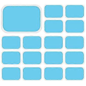 100PCS Gel Pad, Electrode Gel Replacement Pad, Absorbent Gel Pad, Abdominal Accessories
